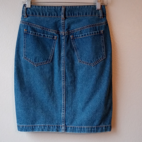 Forever 21 blue jeans skirt - Picture 5 of 7